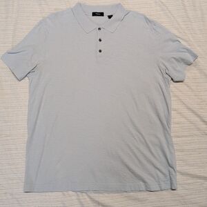 Theory Men's Bron Polo Shirt, Cosmos Slub, Size XL